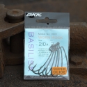 BKK Basilisk Worm Hook N.3/0 straight-gap offset hook