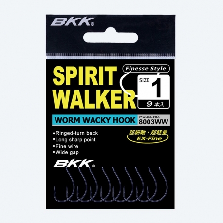 BKK Spirit Walker No.1 wacky rig hook