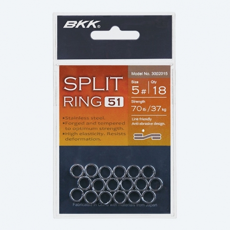 BKK Split Ring-51 No.2 in stainless steel