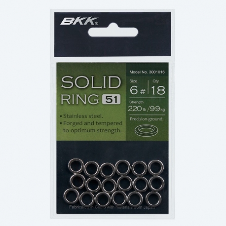 BKK Solid Ring-51 No.6 in stainless steel