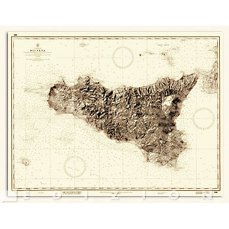 Historical map of Sicily
