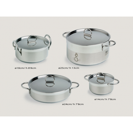 Stackable kitchen set 7 pieces