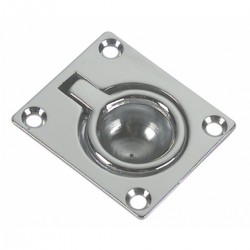 Kromattu messinkinen ovennostin