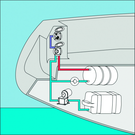 Nicchia quadrata con miscelatore