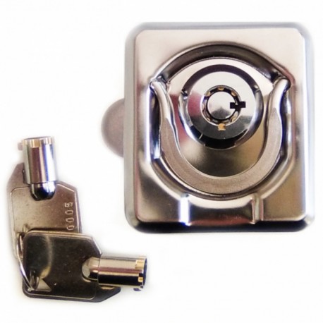 Stainless steel recessed lock