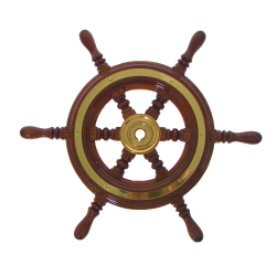 Savoretti ratt med mahognyträhandtag