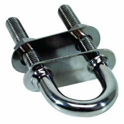 Mirror-polished stainless steel U-bolt - Deluxe Series