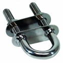 Mirror-polished stainless steel U-bolt - Deluxe Series
