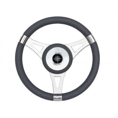 T29 steering wheel Ø 350 mm. with soft plastic handle - Savoretti