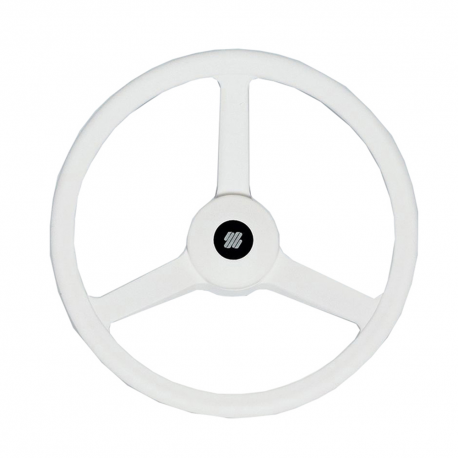 V32 steering wheel Ø 335 mm. with soft plastic grip - Ultraflex