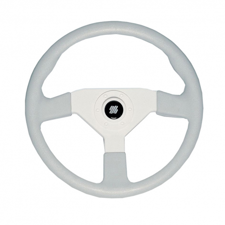V38 steering wheel Ø 350 mm. with soft plastic handle - Ultraflex