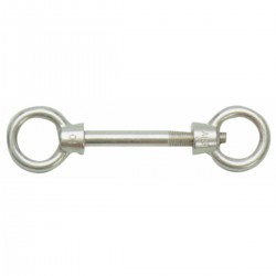 Kaksinkertainen silmukkaruuvi AISI 316 ruostumattomasta teräksestä