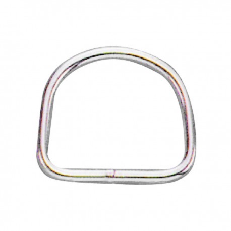 Stainless steel "D" ring