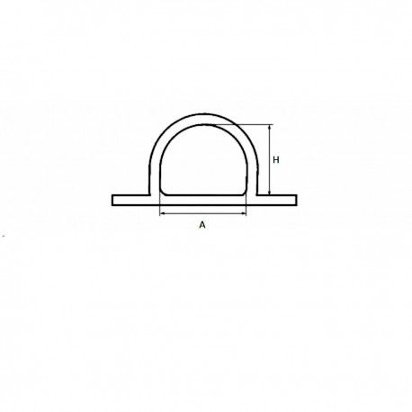 Rostfri stålplåt med fäste