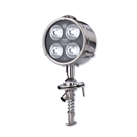 180 CB LED 12/24 V stainless steel adjustable spotlight - Den Haan Rotterdam