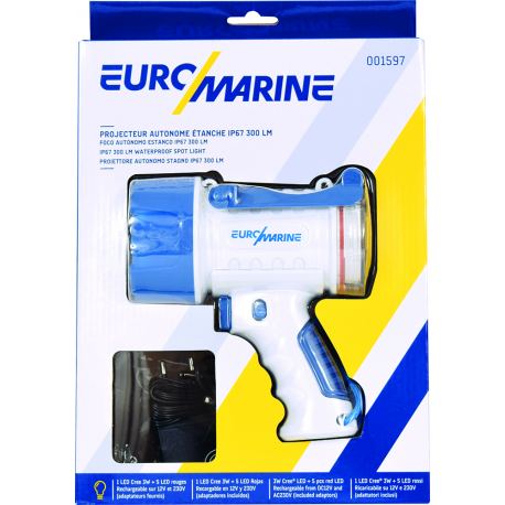 Faro di profondità portatile LED con batteria ricaricabile - Euromarine