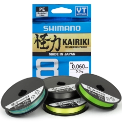 Shimano Kairiki 8 VT 0.19MM trecciato da 150M mantis green 2