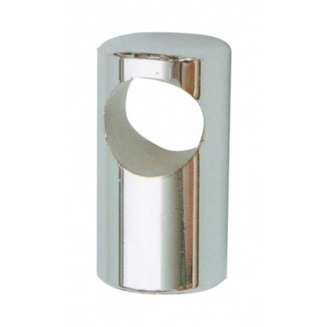 Central fitting for handrail in mirror polished AISI 316 stainless steel