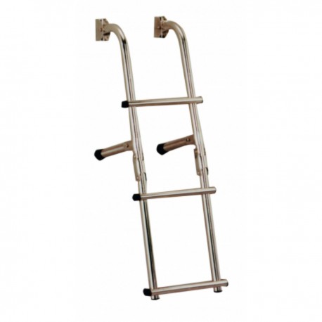Stainless steel folding ladder