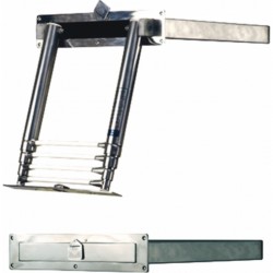 Waterdichte intrekbare ingebouwde ladder