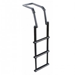Telescopic ladder in stainless steel AISI 316