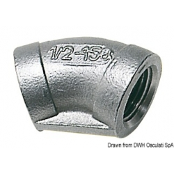 45° naaras/naaras kyynärpää