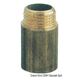 Male/female brass extension