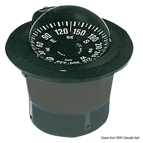 RIVIERA 4" built-in compass