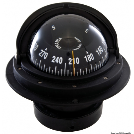 RIVIERA 4" enveloping telescopic opening recessed compass