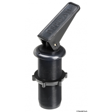 Lever expansion water drain plug in nylon