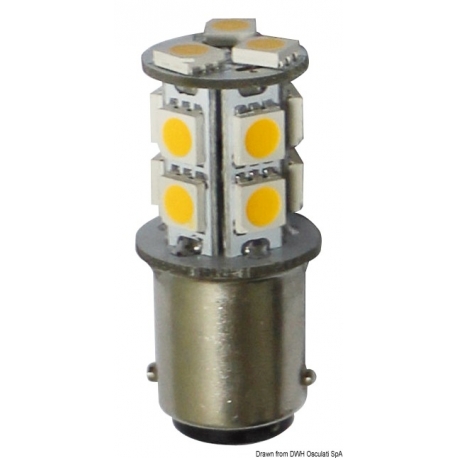 SMD LED bulb BA15D socket for spotlights