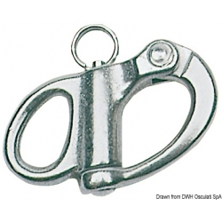 Stainless steel carabiner for spinnaker, halyards and general use