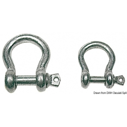 Galvanized steel shackle