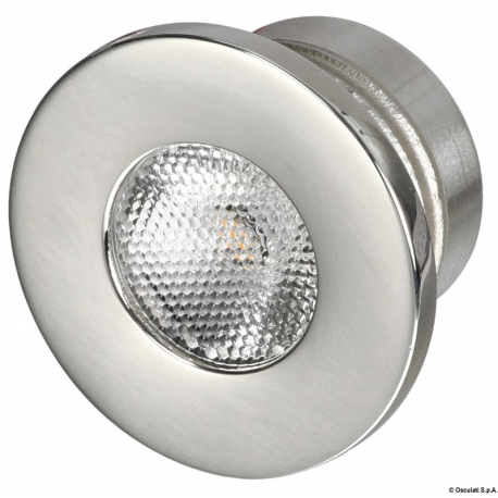 Front recessed LED ceiling light