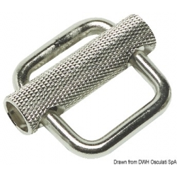 Buckle with stainless steel slider