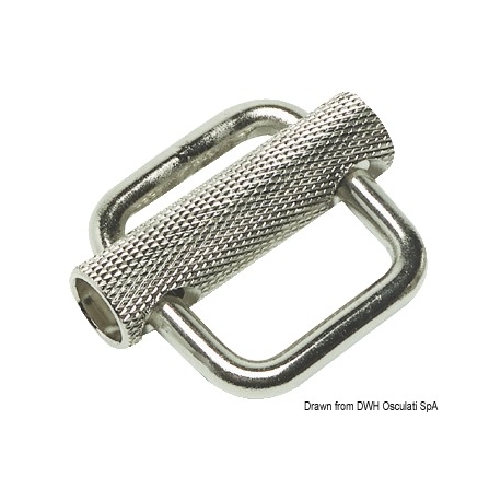 Buckle with stainless steel slider