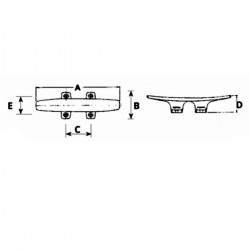 Speilpolert kloss i rustfritt stål 2