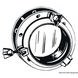 Circular opening porthole