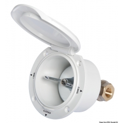 Bränslekran med fack