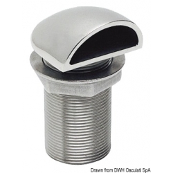 Roestvrijstalen scupper met kap