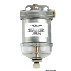 Painevaletusta alumiinista valmistettu dieselpolttoaineen dekantterisuodatin