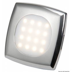 Square recessed LED ceiling lamp