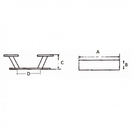 Cast and anodised aluminium bollard
