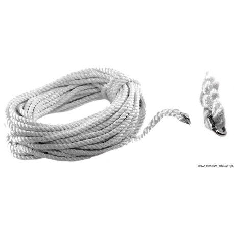 Chain rope for winches