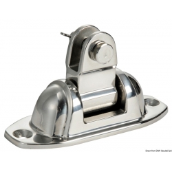 180° articulated stainless steel canopy connection