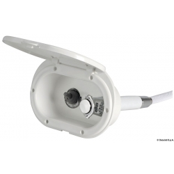 Suihkunurkka Mizar-painikkeella ja vedenpitävällä päälle/pois-kytkimellä