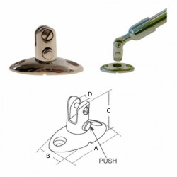 Gaffelstøtte med avtakbar pinne 2