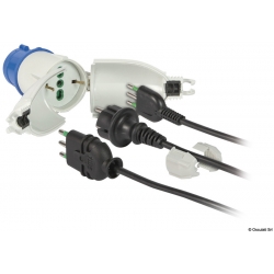 Vanntett landstrømomformer for Schuko-stikkontakter