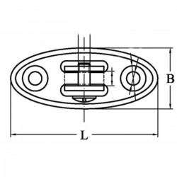 180° vridbart gaffelställ med plastbas 2
