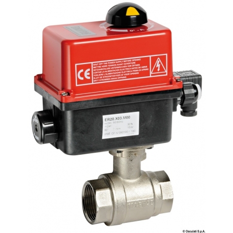 Remote controlled PN40 ball valve